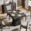 Tribesigns Tribesigns Dining Table for 4, Square Kitchen Table Small Dinner Table 10