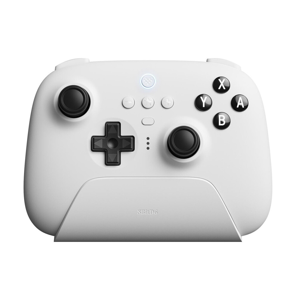 8BitDo Ultimate Bluetooth & 2.4g Controller with Charging Dock for Switch and Windows - White - Bild 4