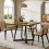 Tribesigns Tribesigns Dining Table for 4, 80 x 80 x 75 cm Kitchen Table 8
