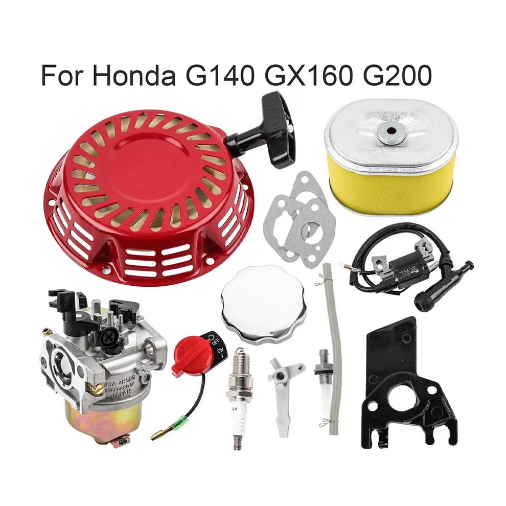 Carburetor Set Service Carburetor Plug Ignition Coil Recoil Gaskets For Honda Gx140 Gx160 Gx200 6917964445751
