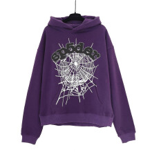 (S, purple hoodie) Sp5der Hip -hop Singer 3d Printed Sweater Men And Women Even Hoodie Casual Set -NMAOV