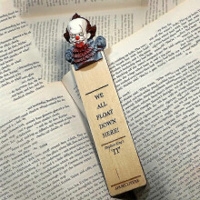 (2) Horror Bookmarks 3d Cartoon Resin Portrait Bookmark Great Gifts For Book Lovers