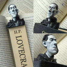 (6) Horror Bookmarks 3d Cartoon Resin Portrait Bookmark Great Gifts For Book Lovers