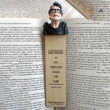 (1) Horror Bookmarks 3d Cartoon Resin Portrait Bookmark Great Gifts For Book Lovers