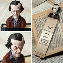 (3) Horror Bookmarks 3d Cartoon Resin Portrait Bookmark Great Gifts For Book Lovers