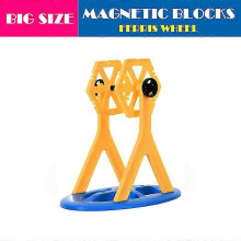 (1pc ferris wheel) Big Size Magnetic Designer Kids Magnet Building Blocks Accessories Educational Constructor Toys For Children Holiday Gifts