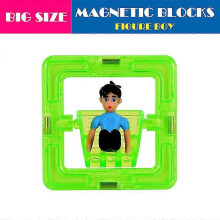 (1pc boy) Big Size Magnetic Designer Kids Magnet Building Blocks Accessories Educational Constructor Toys For Children Holiday Gifts