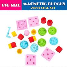 (23pcsgearset) Big Size Magnetic Designer Kids Magnet Building Blocks Accessories Educational Constructor Toys For Children Holiday Gifts