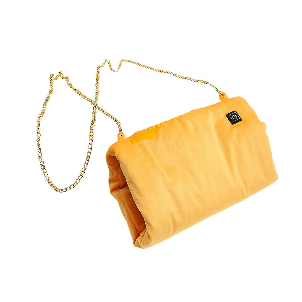 Usb Electric Heated Hand Warmer Portable Crossbody Heating Hand Warmeryellow