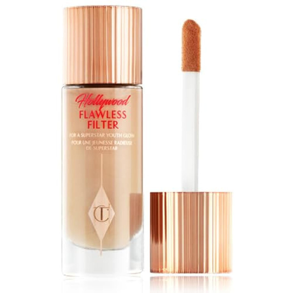 cHARLOTTE TILBURY charlotte Tilbury Hollywood Flawless Filter for a Superstar Youth glow Foundation - Hollywood Filter Shade 4 Medium, Beige