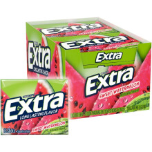 Wrigleys Extra Sweet Watermelon Sugarfree Chewing Gum Box Of 10 x 15 Stick Packs