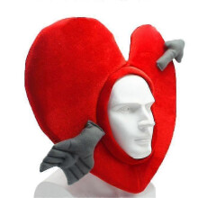 Red Cupid Wings with Arrow Hat Cosplay for Cosplay Party Costumes