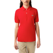(Red, M) Lacoste L1212 Mens Polo T Shirts Classic Golf Tee