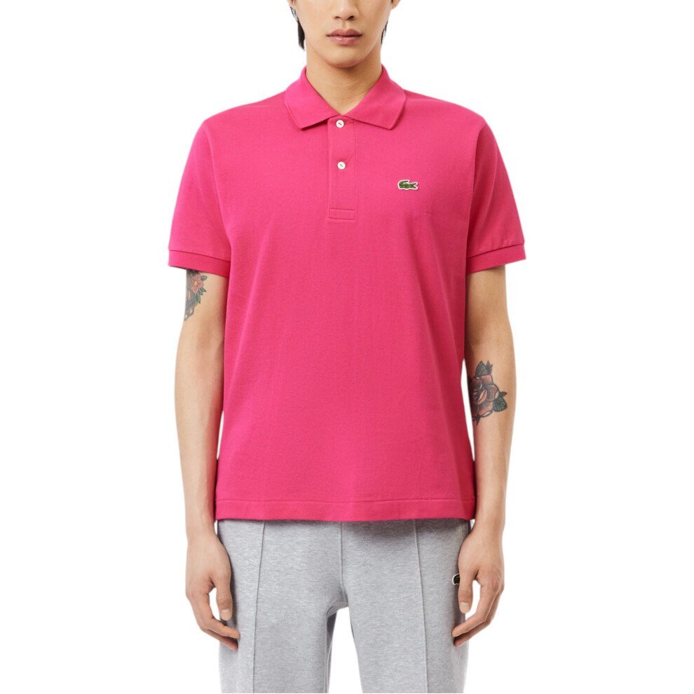 (Rose, M) Lacoste L1212 Mens Polo T Shirts Classic GolfÂ Tee