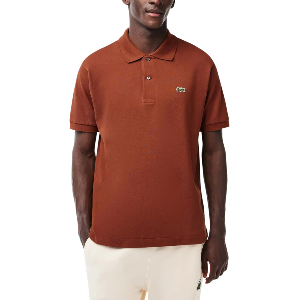 (Maroon, M) Lacoste L1212 Mens Polo T Shirts Classic GolfÂ Tee