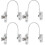 4 Pcs Window Restrictor Locks Window Restrictors Baby Security Window Locks Window Locks Door Locks 2