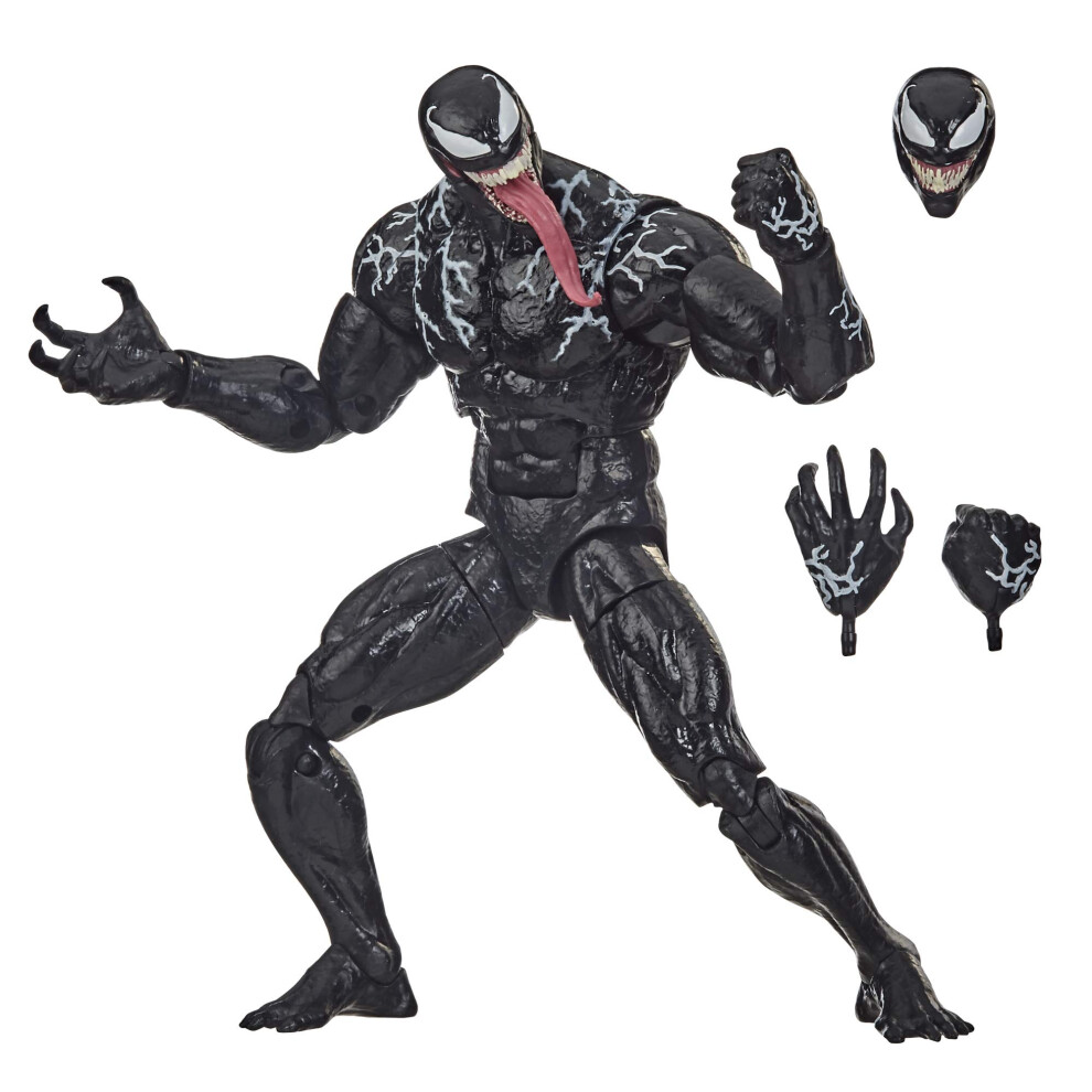 Marvel Hasbro Legends Series Venom 6-inch collectible Action Figure Venom Toy, Premium Design and 3 Accessories