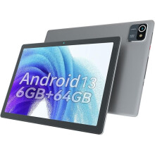 Android 13 Tablet, 10 Inch, 6GB RAM 64GB ROM, Dual Camera, 5000 mAh Battery Touchscreen Tablet-PC (Gray)