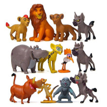 12Pcs/Set The Lion King Guard Figures Toy Playset Simba Kion Timon Pumbaa Doll Kids Gifts