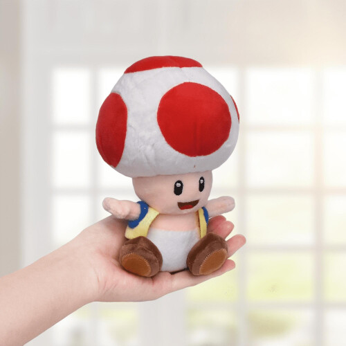 Super Mario Toys Toad Plush Super Mario Characters,7",yellow 2