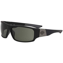 Harley Davidson Eyewear HD0912X Solbriller - Mat Sort Ramme, Røg Linsen, 64 mm HD0912X6402A