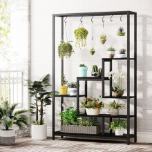 Tribesigns Flower Stand 5 taso kasvihylly 10 S-koukulla
