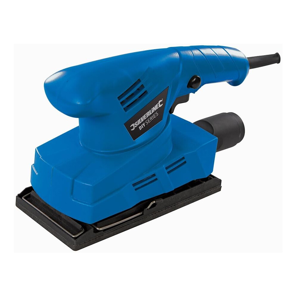 Silverline 521333 DIY 135 W Orbital Sander 1/3 Sheet 135 W, Blue-image-OPC-PFVZZG7-NEW