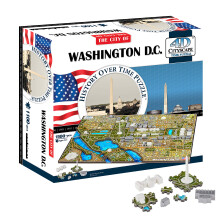 4D Washington DC Skyline Time Puzzle