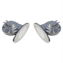 Schmitt Ongaro Marine Products 7279757 Ongaro Mini Dual Drop-in Horn W/ss Grills High & Low Pitch