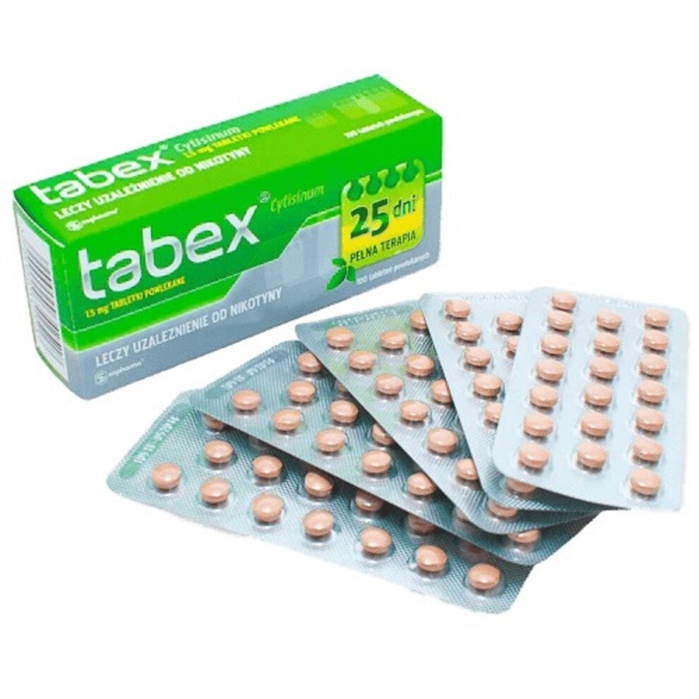 Tabex Quit Smoking Full Therapy 100 tab. Desmoxan Recigar Nicorette