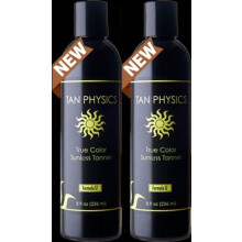 Tan Physics True Color Sunless Tanner 2 db-os csomag 5 INGYENES pr kesztyuvel