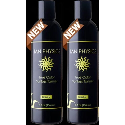 Dell Tan Physics True Color Αυτομαυριστής Πακέτο 2, με 5 ΔΩΡΕΑΝ ζευγάρια γαντιών εφαρμογής