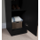 (Black) Modern 1-Door Wardrobe | Tall Storage with Hanging Rail 6