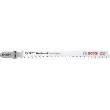 Bosch 5x EXPERT Hardwood 2-side clean T308BFP Jigsaw Blade (for Plastic coated boards