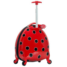 Rockland Jr Kids My First Hardside Spinner Luggage, Telescoping Handles, Ladybug, carry-On 19-Inch