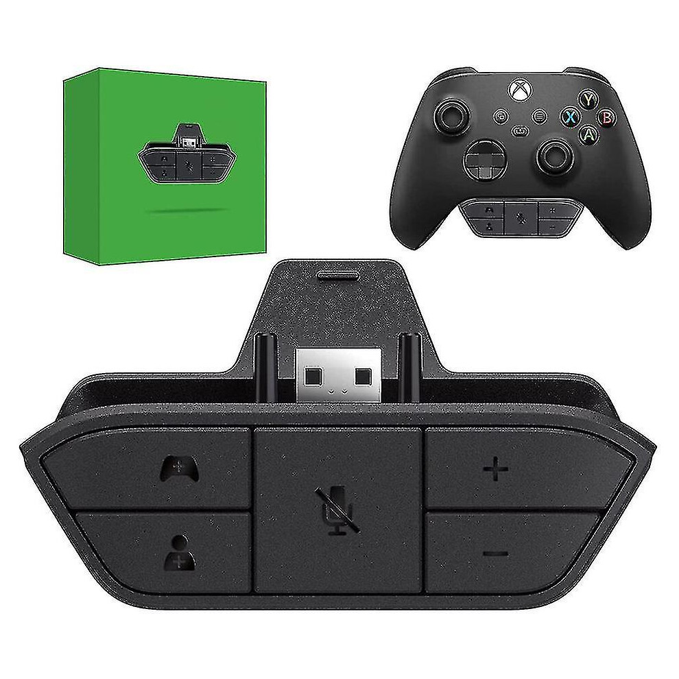 Stereo Headset Adapter Audio Mic Headphone Converter For Xbox Adjust Audio Balance 8795863270913