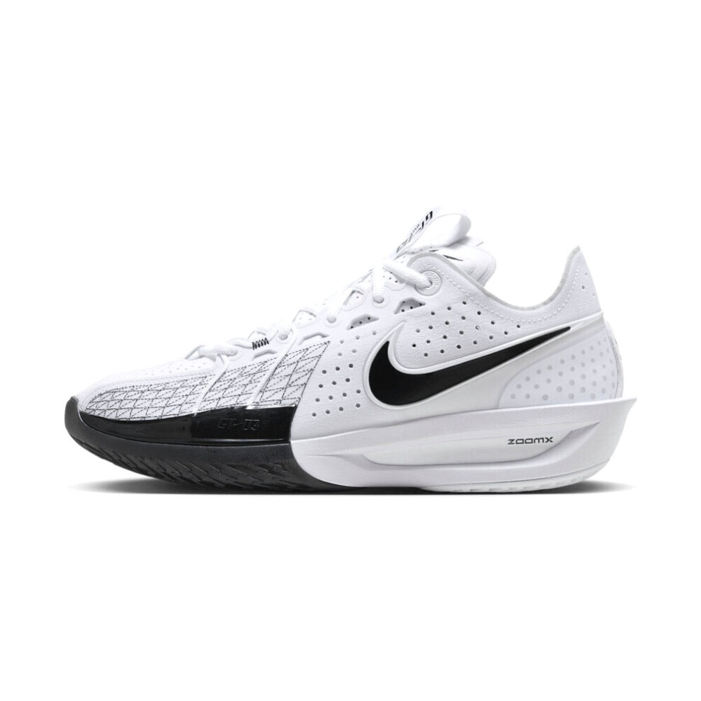 (UK7/EUR41/26CM  ) Nike Air Zoom GT Cut 3 EP White Black Men's Basketball Shoes