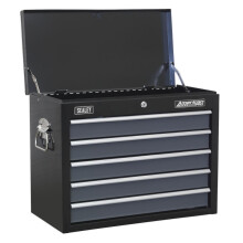 Sealey American PRO&reg; Topchest 5 Drawer - Black/Grey AP3505TB