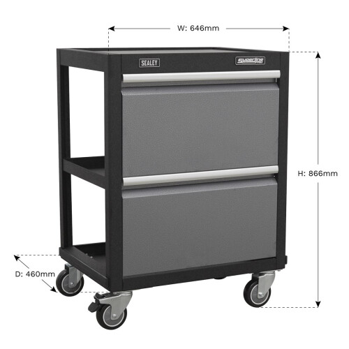 Sealey Sealey Superline PRO&reg; Modular Mobile Workshop Trolley APMS66 1
