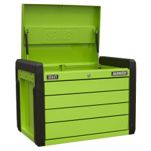 Sealey Superline PRO® Push-to-Open Topchest 4 Drawer - Green APPD4G
