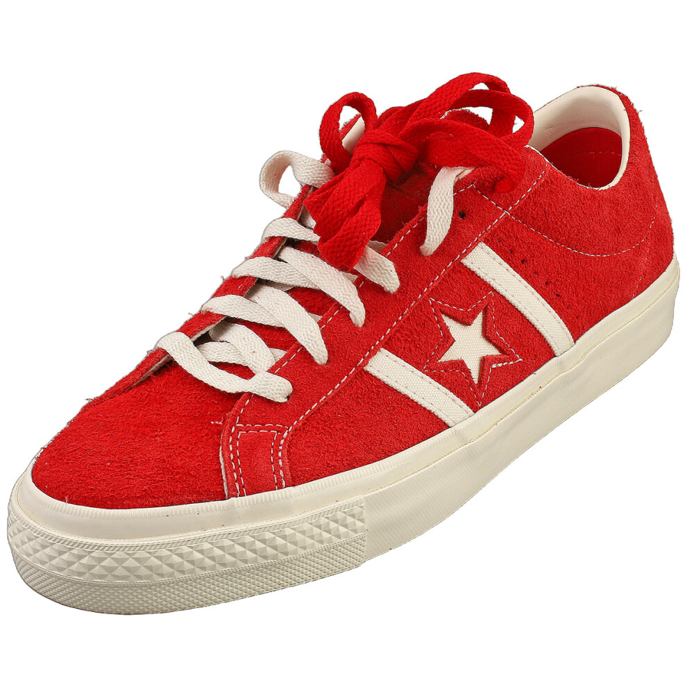 (8) Converse One Star Academy Pro Ox Unisex Casual Trainers in Red