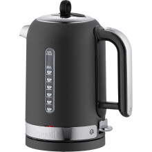 Dualit Classic 72785 Kettle - 1.7L Capacity, Stylish Black Finish