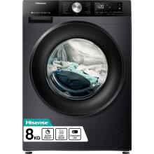 Hisense WF3S8043BB3 washing machine Front-load 8 kg 1400 RPM Black