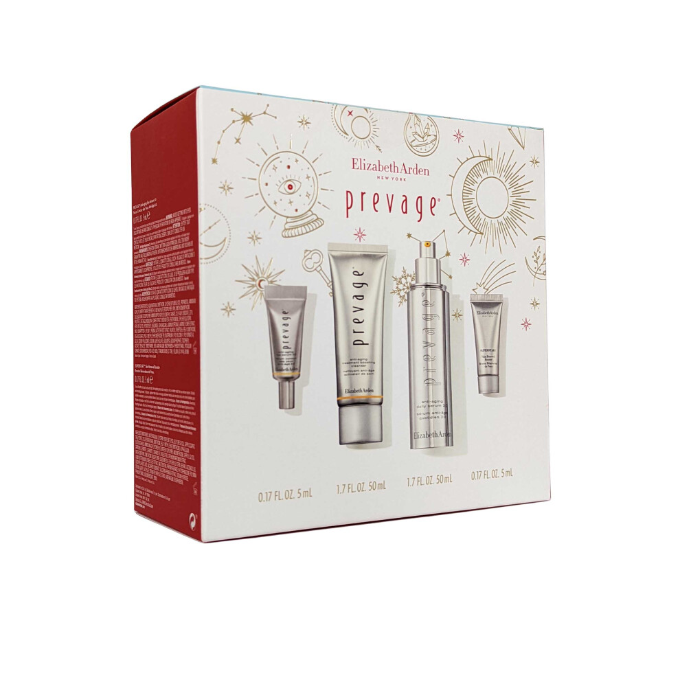 Prevage Elizabeth Arden Power in Numbers Set- Daily Serum 50ml Cleanser 50ml,Eye Serum 5ml
