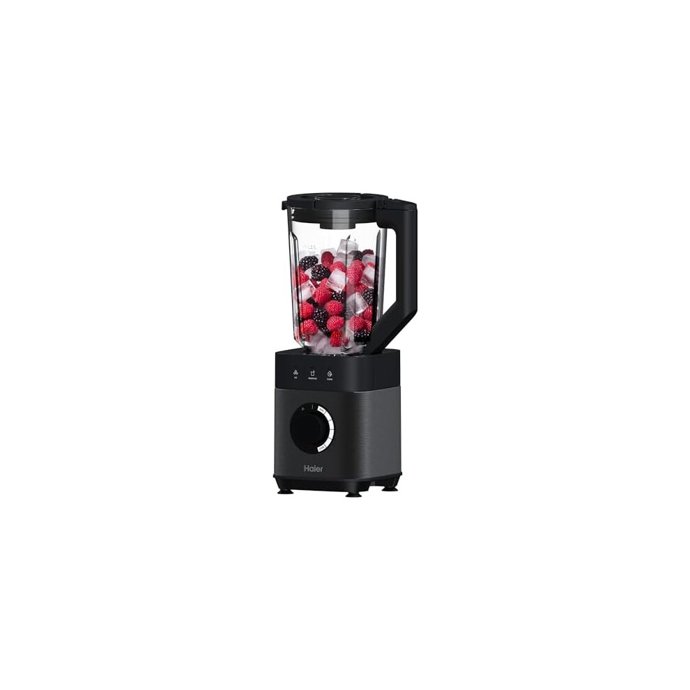 Haier Blender, I-Master Series 5 With 5 Variable Speeds, Ice Crusher, Smoothie Maker, Auto Clean, 1.7L Glass Jug, 0.6L Personal Jug, 1200W, On App,