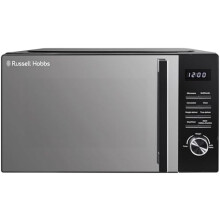 Russell Hobbs Black Microwave 23 Litre 900W Microwave, 3-in-1 1000W Grill and 1700W Oven, 5 Power Levels, 10 Autocook Settings including Defrost, RH