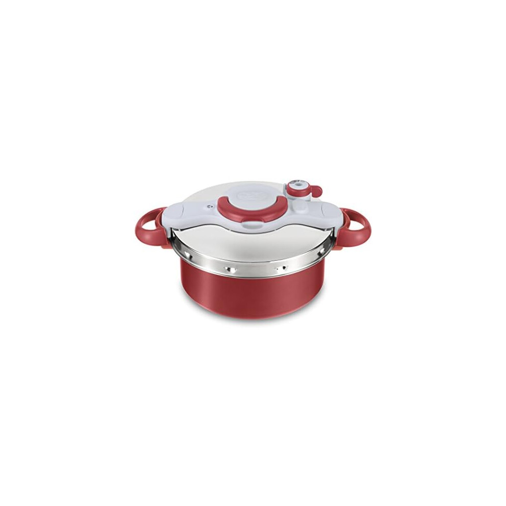 Tefal P4605134 Clipso Minut Duo Pressure Cooker, Stainless Steel, 5 Litre