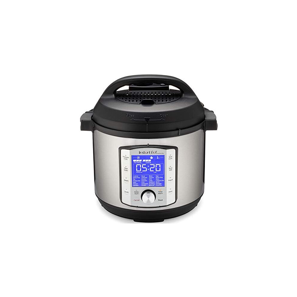 Instant Pot Duo Evo Plus 5.7L Electric Pressure Cooker - 10-In-1: Sterilize, Slow, Rice, Steam, Sauté, Yogurt - Model 112-0108-01