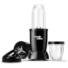 magic bullet Blender 7pc Set in Black - Powerful 10,000 RPM - Sleek, Compact & Portable - Great for Smoothies, Juices, Protein Shakes, Milkshakes, S
