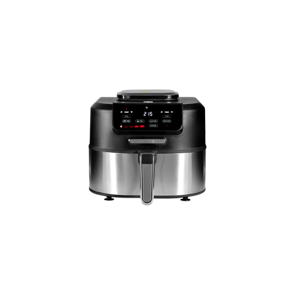 Tower T17131 Vortx 5 In 1 Air Fryer And Grill With Crisper, 5.6L, 1700W, Black